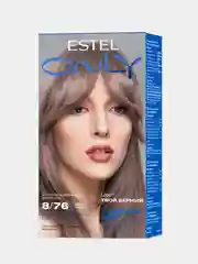 Стойкая краска-гель для волос ESTEL ONLY "Светло-русый", коричнево-фиолетовый, 125 мл