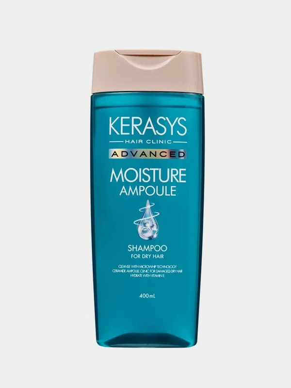 Ампульный Шампунь Kerasys Advanced, с церамидными ампулами, увлажняющий, 400 мл