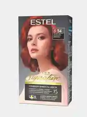 Стойкая крем-гель краска для волос ESTEL COLOR Signature "Красная медь", 8/54, 170 мл