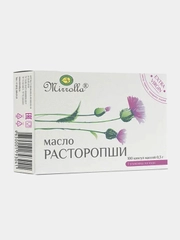 Масло Расторопши Mirrolla 0,3г, 100 капсул