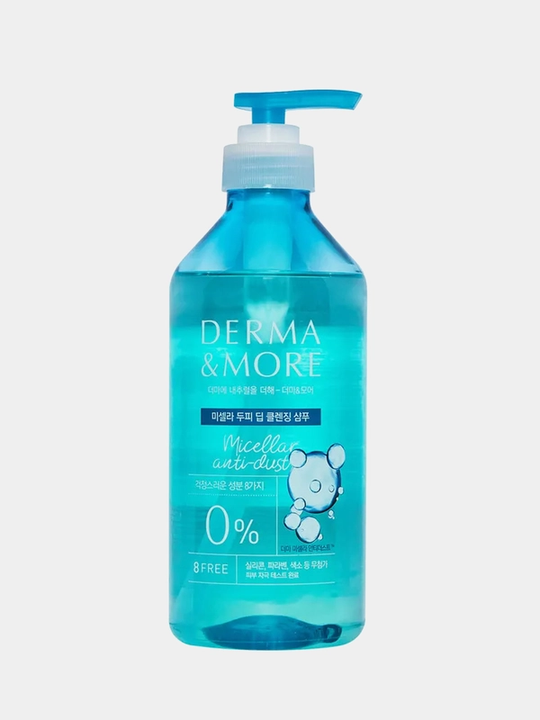 Kerasys Шампунь для волос DERMA & MORE, 600 мл