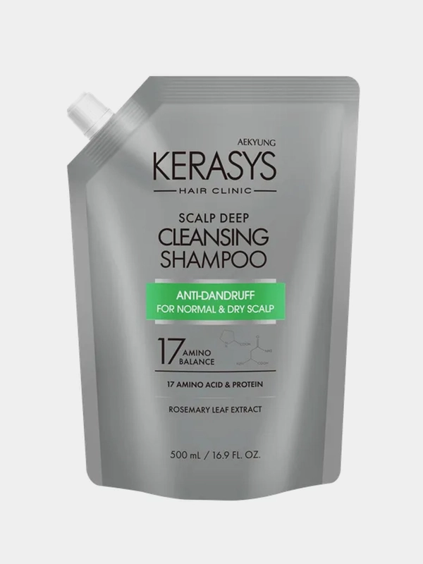 Шампунь Kerasys Освежающий, лечение кожи головы, 500 г