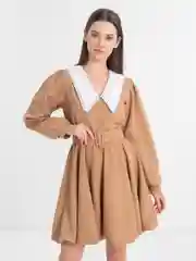 Бежевый платье женское