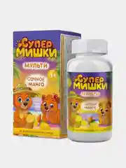 БАД к пище для детей 3+ Mirrolla "Мультивитамин", со вкусом манго, 60 жевательных пастилок