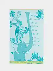 Полотенце детское махровое банное 100х150 см, 100% хлопок 460 гр/м2 Cleanelly Kids Джунгли