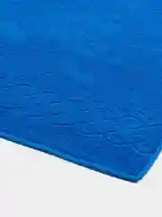 Полотенце махровое банное 100х150 см 100% хлопок 350 гр/м2  синий DM Люкс Plait