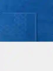 Полотенце махровое банное 100х150 см 100% хлопок 350 гр/м2  синий DM Люкс Plait