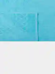 Полотенце махровое банное 70х130 см 100% хлопок 350 гр/м2  голубой DM Люкс Plait