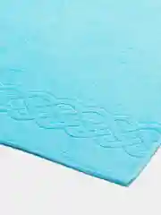 Полотенце махровое банное 70х130 см 100% хлопок 350 гр/м2  голубой DM Люкс Plait