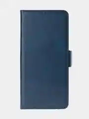 Темно-синий чехол-книжка для Xiaomi Redmi 13 (4G) из высококачественной искусственной кожи