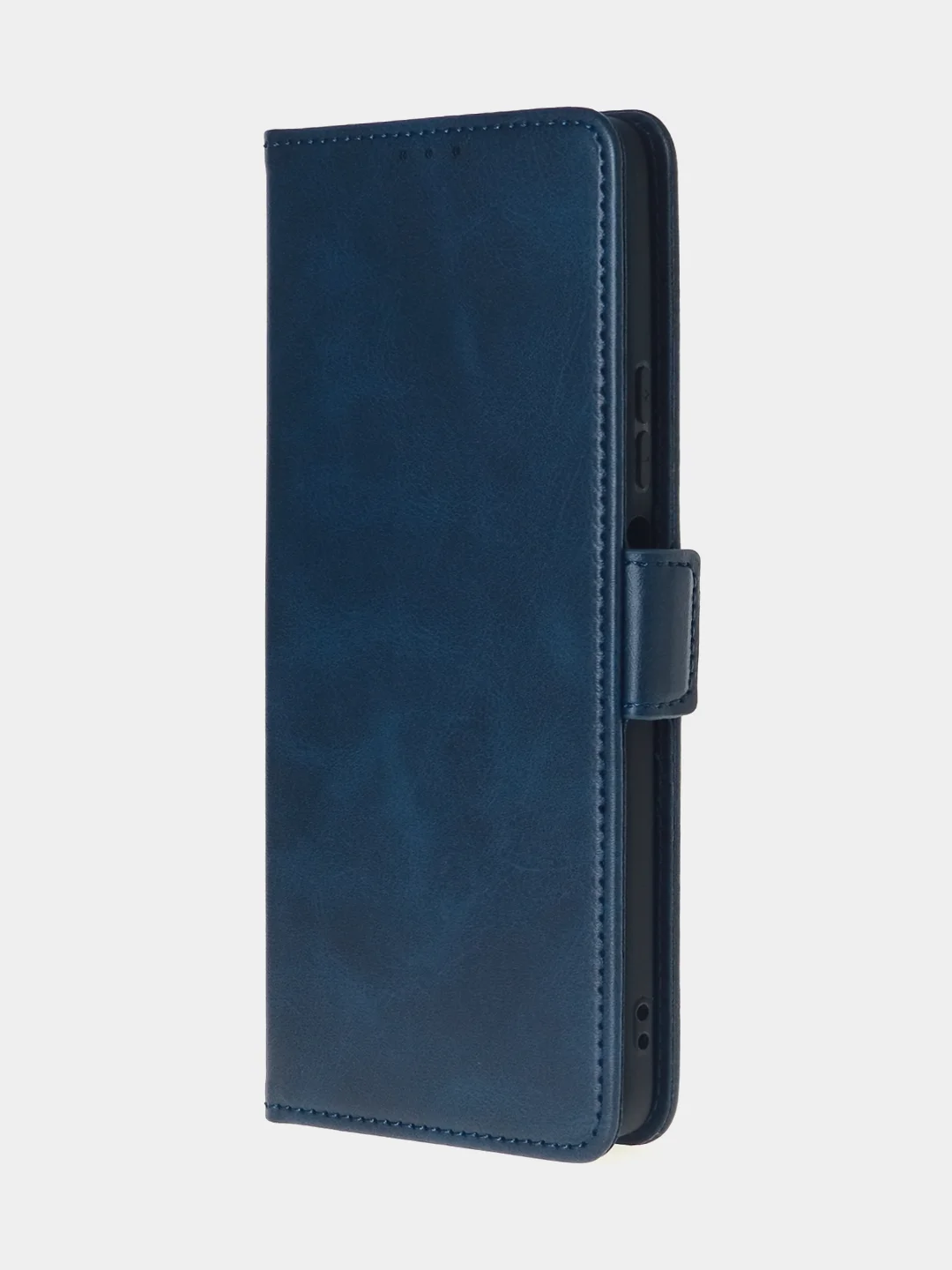 Темно-синий чехол-книжка для Tecno Pova 6 Neo из высококачественной искусственной кожи