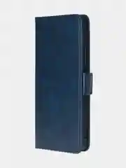 Темно-синий чехол-книжка для Tecno Pova 6 Neo из высококачественной искусственной кожи