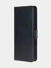 Угольный чехол-книжка для Tecno Pova 6 Neo из высококачественной искусственной кожи