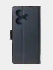 Угольный чехол-книжка для Tecno Pova 6 Neo из высококачественной искусственной кожи