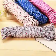 Веревка бельевая, нескользящая, хозяйственная, универсальная, 10 м