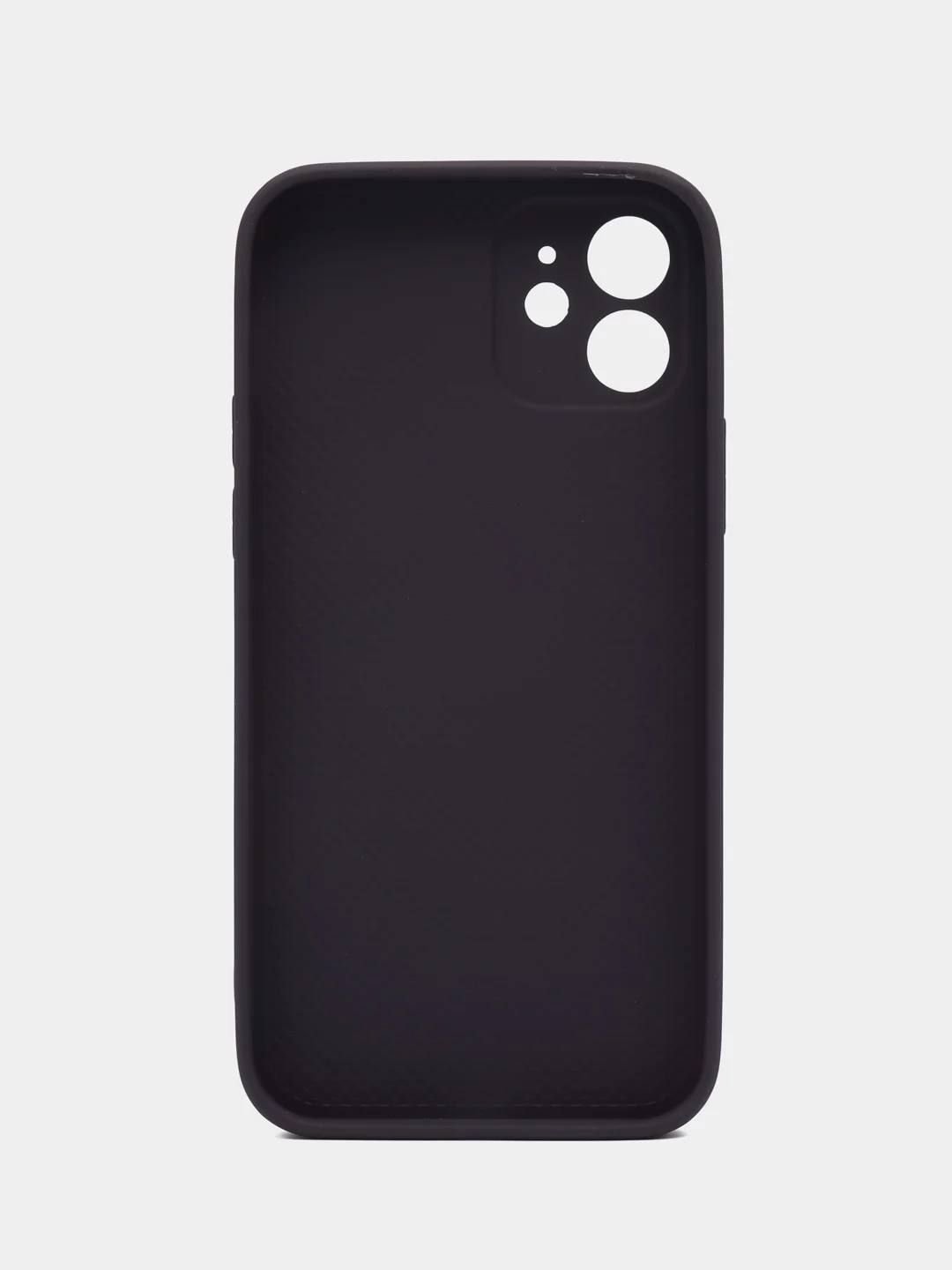 Индиго силиконовый чехол для iPhone 12, со стеклянной панелью