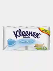 Туалетная бумага Kleenex Natural Care, белая, 3 слоя, 8 рулонов