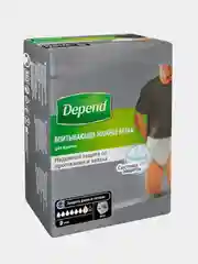 Впитывающее нижнее белье Depend для мужчин L/XL, 48-54, 9 штук