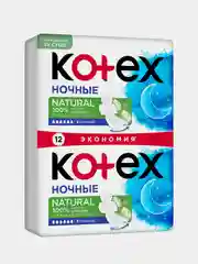 Гигиенические прокладки Kotex Natural Ночные, 12 шт