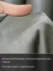 Серый металлик шторы на окна Блэкаут, комплект штор из 2 портьеры по 1,5 м