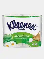 Туалетная бумага Kleenex "Нежная ромашка", 3 слоя, 4 рулона