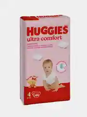 Подгузники Huggies Ultra Comfort для девочек 8-14кг, 4 размер, 66шт