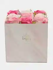 Розовый букет из вспененного мыла , подарок на Новый год маме,сестре,коллеге ,подарочный набор