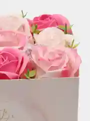 Розовый букет из вспененного мыла , подарок на Новый год маме,сестре,коллеге ,подарочный набор