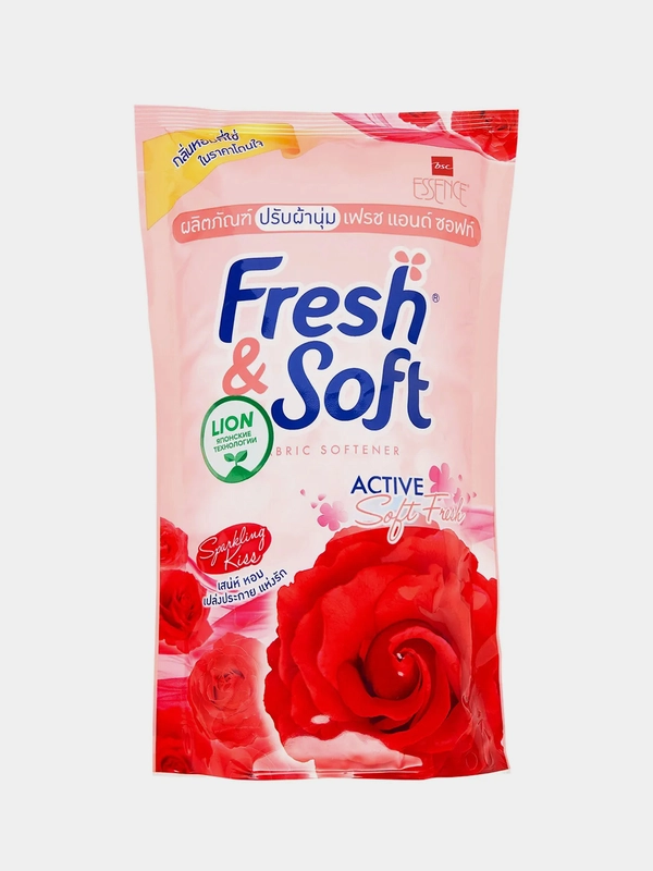 Кондиционер для белья Lion Fresh&Soft Искристый Поцелуй, парфюмированный, 500 мл