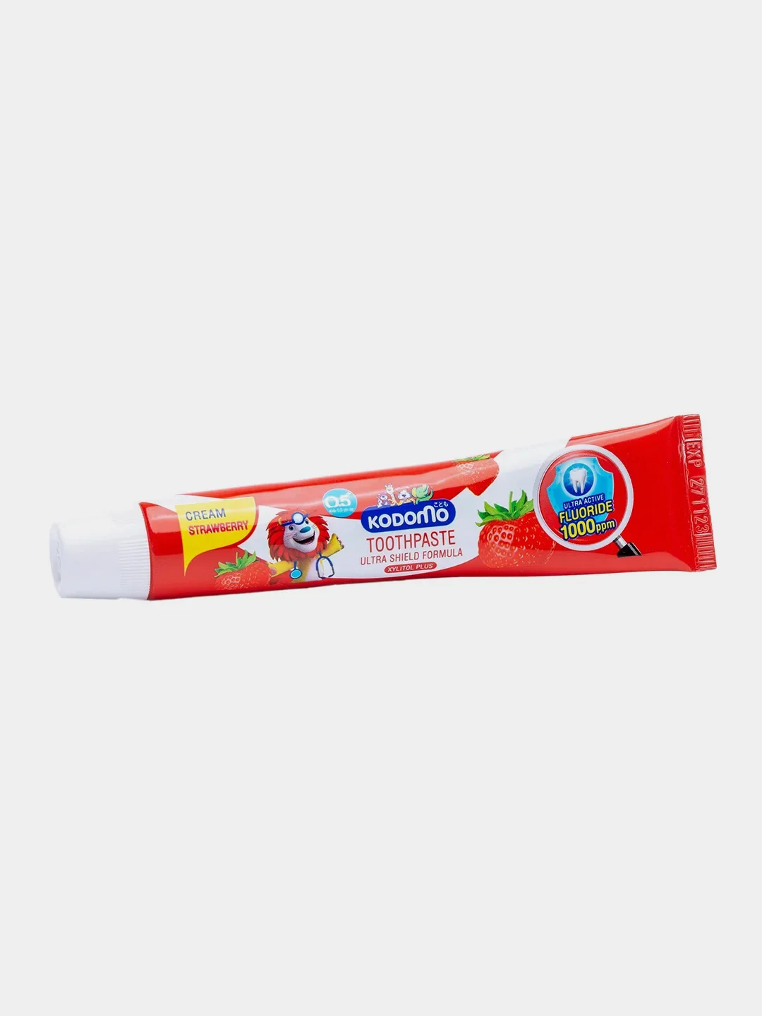 Паста зубная Japonica LION Kodomo, для детей с 6 месяцев, с ароматом клубники, 40 г