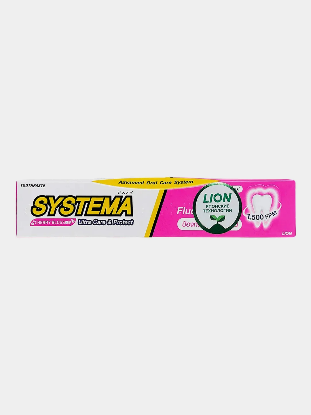 Паста зубная Japonica LION Systema, с ароматом японской сакуры, 80 г
