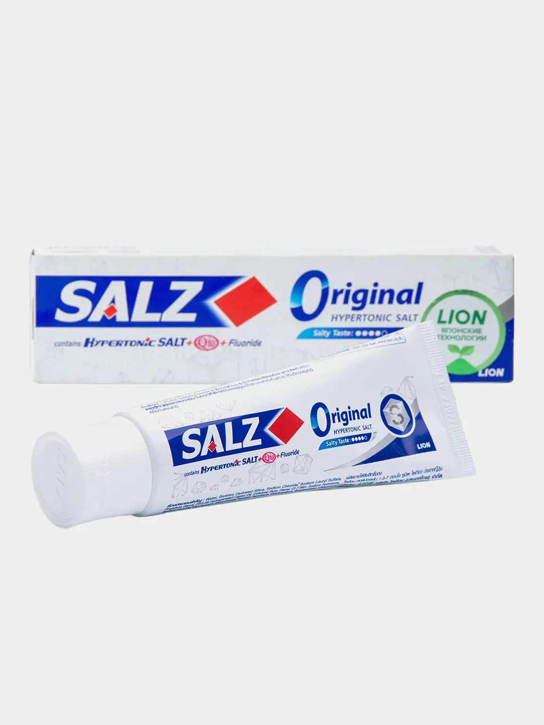 Паста зубная Japonica LION Salz Original, с коэнзимом Q10, 80 г