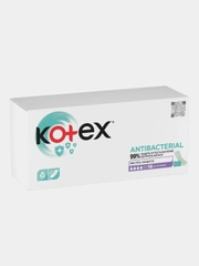 Ежедневные прокладки Kotex Antibacterial Длинные, 18шт.