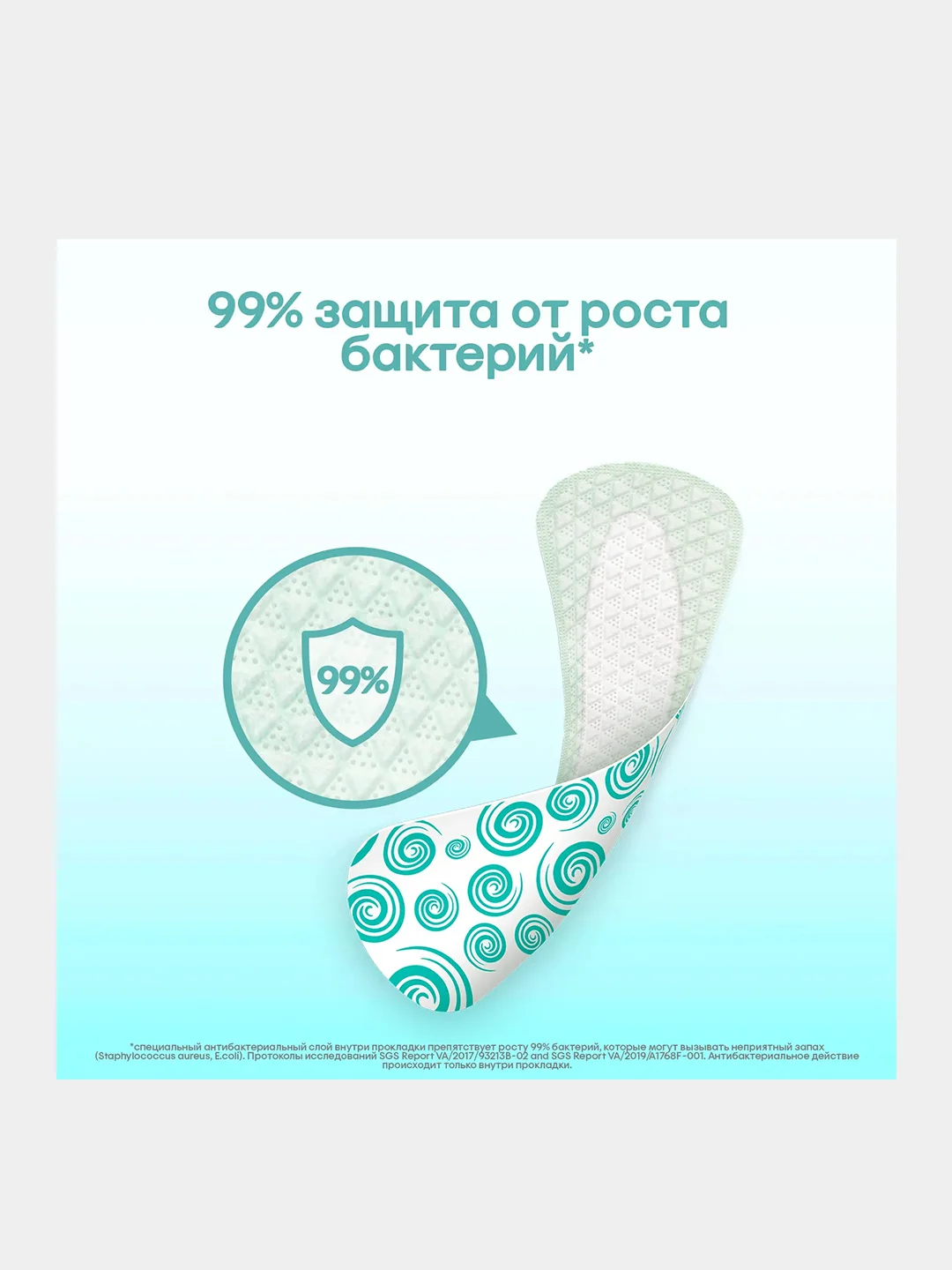 Ежедневные прокладки Kotex Antibacterial Экстра тонкие, 40шт.