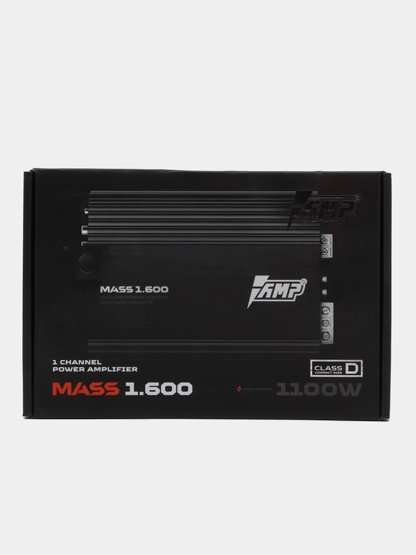 Усилитель автомобильный AMP MASS 1.600/ моноблок