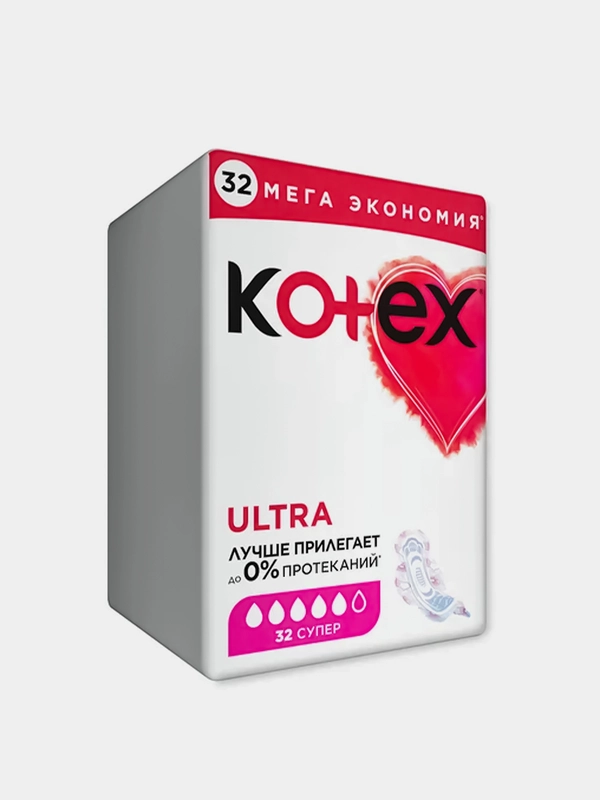 Гигиенические прокладки Kotex Ultra Супер, 32шт.