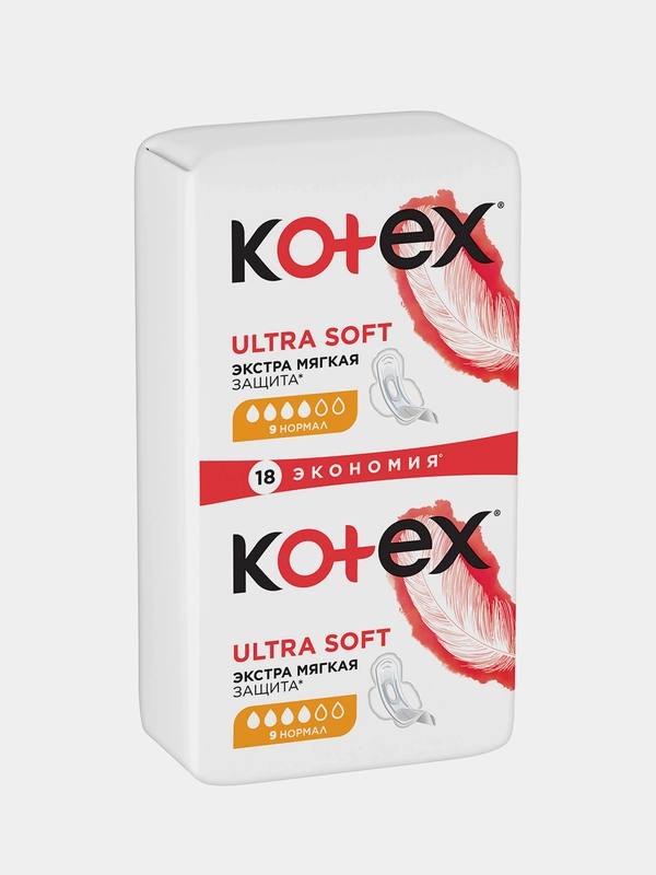 Гигиенические прокладки Kotex Soft Нормал, 18шт.