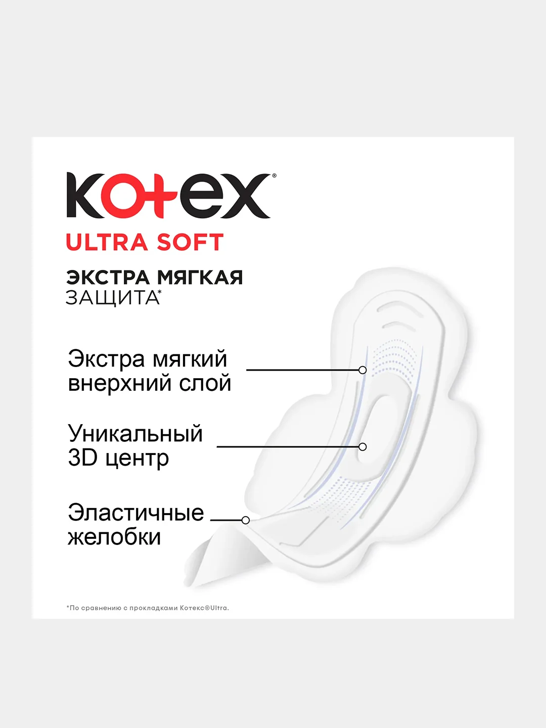 Гигиенические прокладки Kotex Soft Нормал, 18шт.