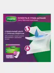 Прокладки Depend для женщин ночные супер, 6 шт