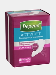 Прокладки DEPEND Ultra Mini для женщин, 12 шт.