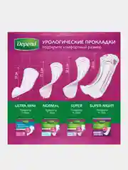 Прокладки DEPEND Ultra Mini для женщин, 12 шт.
