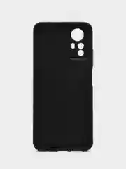 Черный кожаный чехол для Xiaomi Note 12S (Сяоми Ноут 12С), с карманом для карт