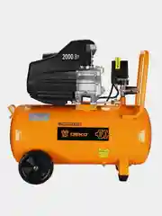 Компрессор DEKO DKAC50, воздушный, поршневой, масляный, ресивер, 50 л