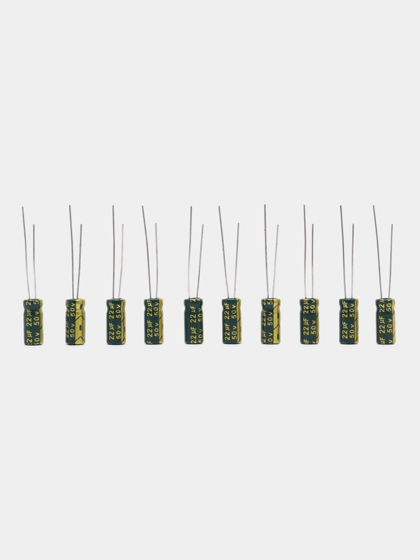 22мкФ 50в Конденсатор электролитический 22UF 50V 105C 5х11мм