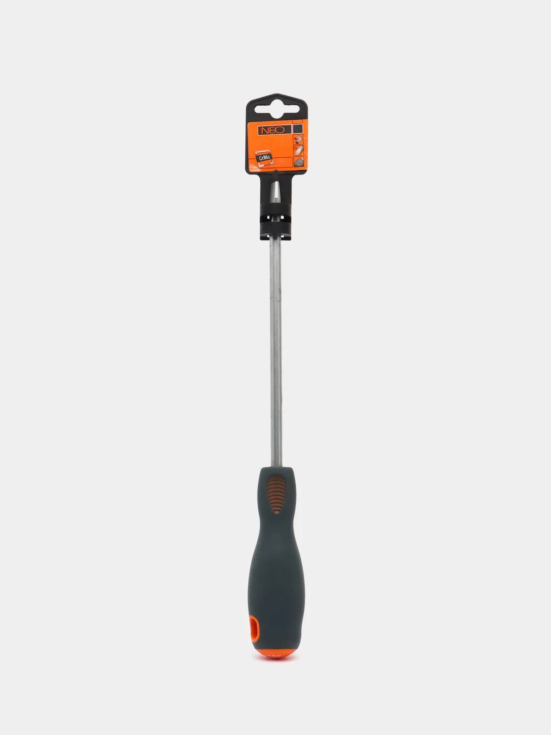 Шлицевая отвертка NEO Tools 8.0x200 мм CrMo 04-016