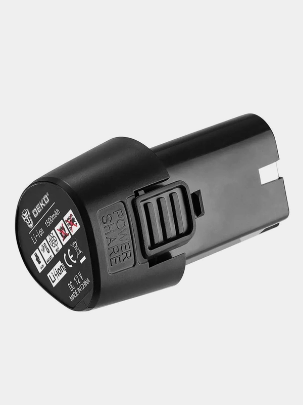 Литий-ионный аккумулятор DEKO, для дрелей-шуруповертов DKCD12FU-Li и Banger 12V, 12 В