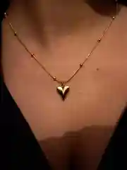 Женская цепочка с кулоном "Сияние любви", цепочка на шею, ожерелье, кулон, чокер