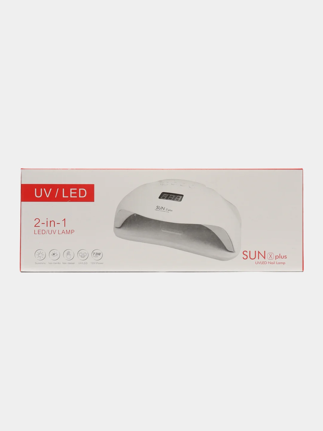 Лампа для сушки гель-лаков Sun X Plus (72W / LED+UV)