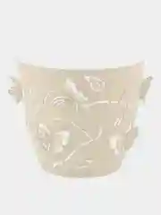 Горшок для цветов Plast Team Butterflies, 1,4 л, D145, круглый, молочный туман