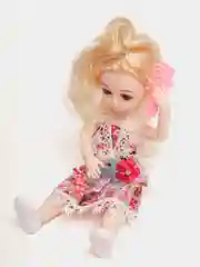 Серебряный кукла с аксессуарами / Шарнирная кукла 25 см / 3D глаза / Кукольный набор